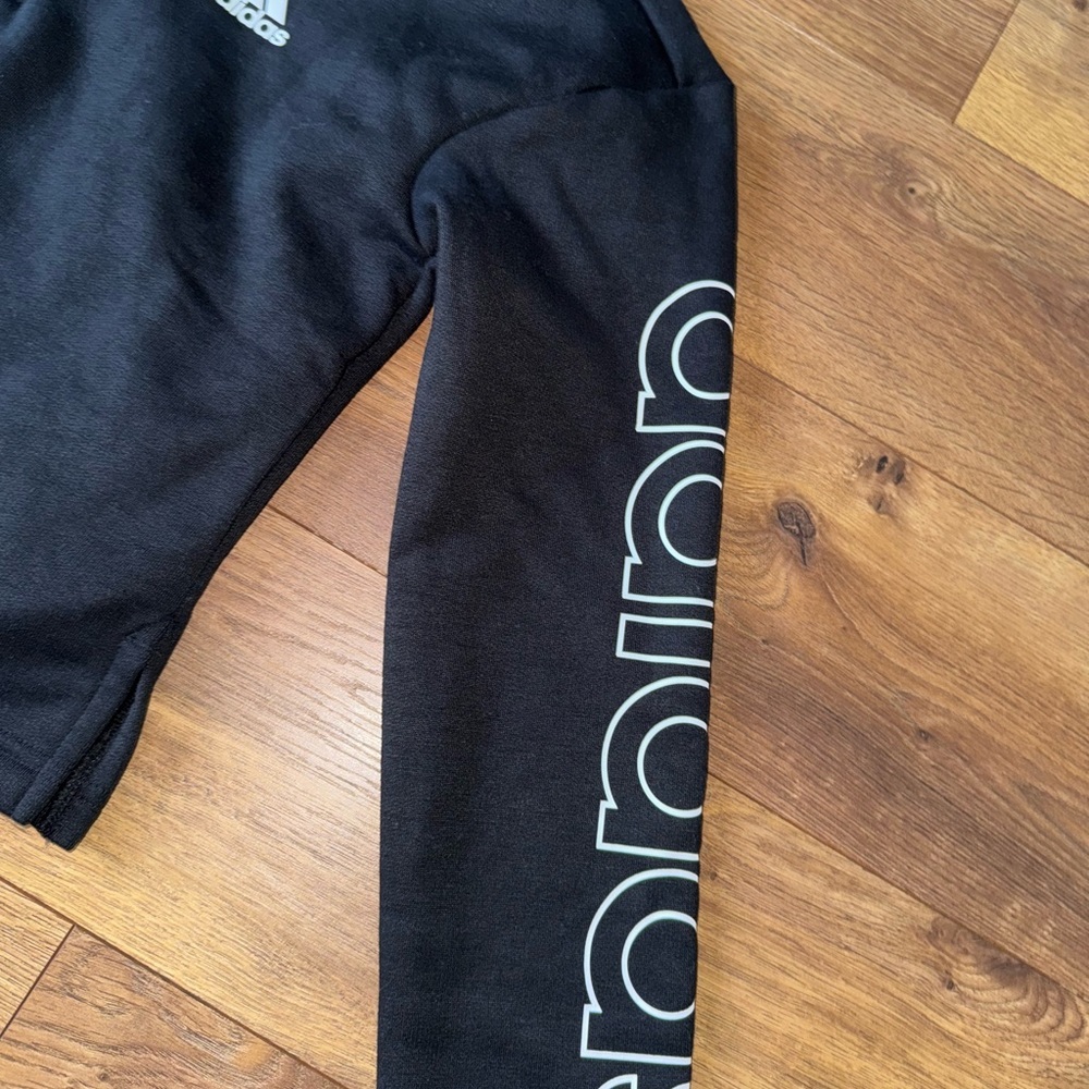 Adidas XS womens Black Long Sleeve Top with Logo - Picture 4 of 7